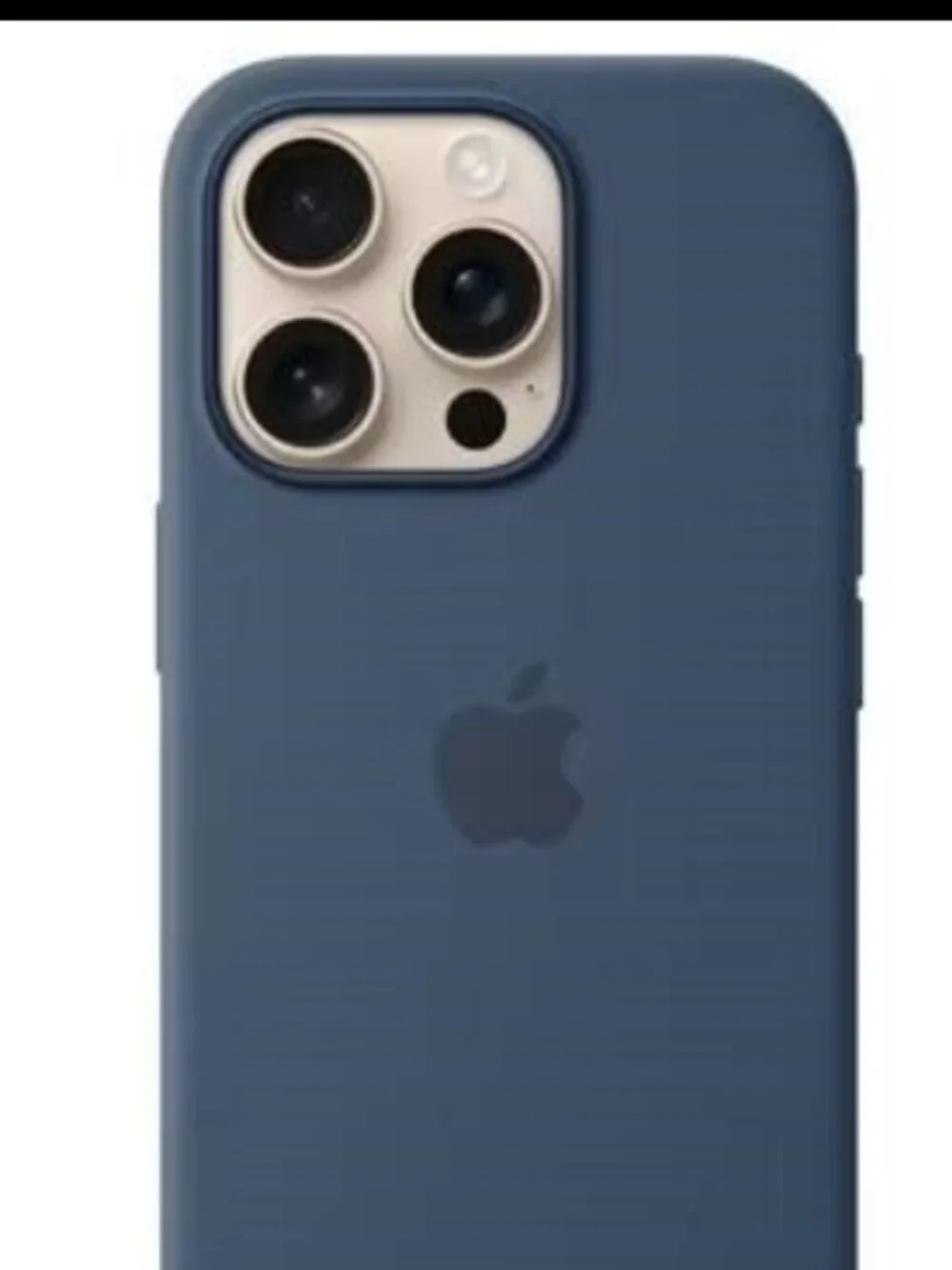 Apple iPhone 16 Pro Silicone Magsafe case - Denim